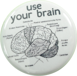 Use your brain button